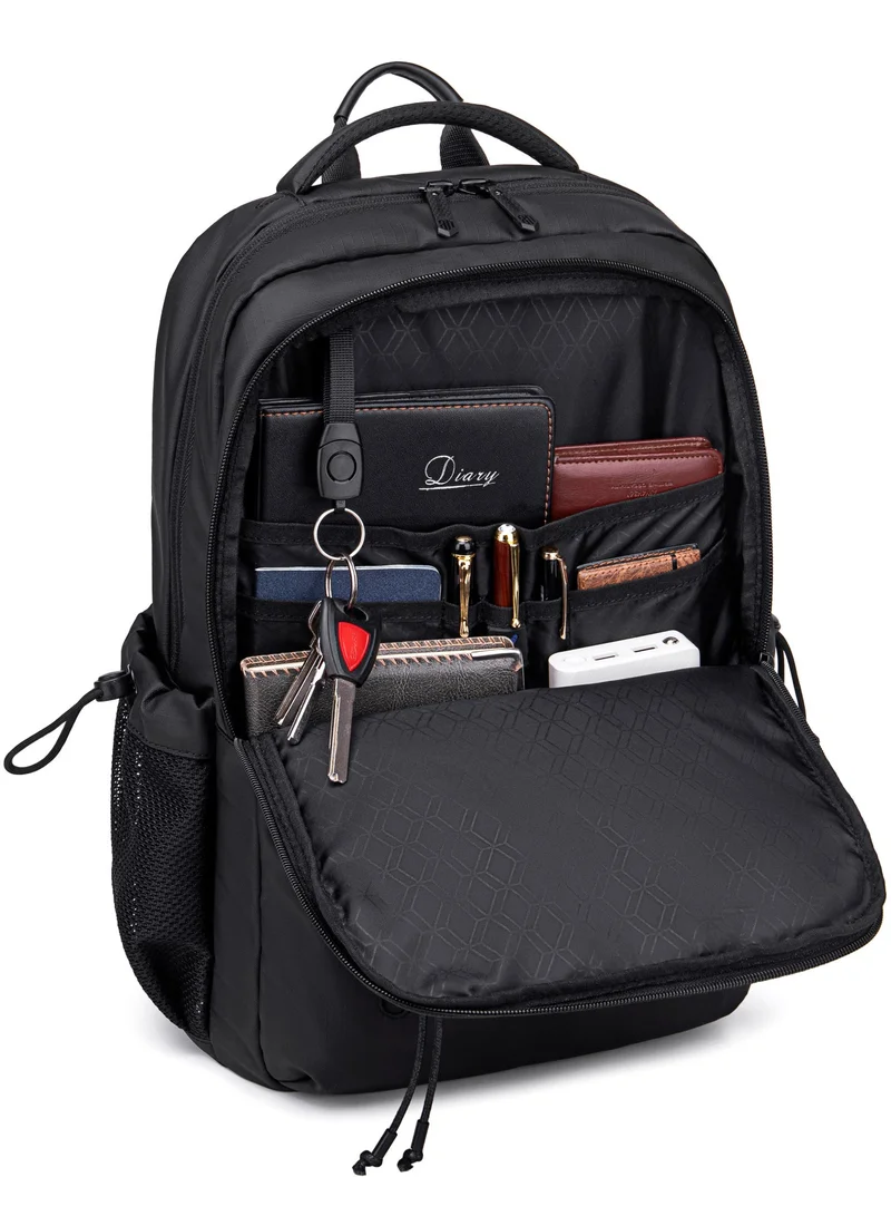 ARCTIC HUNTER Black Travel Backpack for Men 21 L Durable Premium Water-resistant Shoulder Laptop Daypack for Office Business Travel College School, B00534, Black  | Best Price UAE